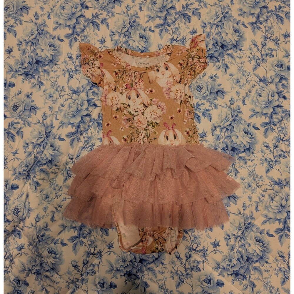 Posh Peanut Bunny Rabbit Easter Tutu Dress Size 2T